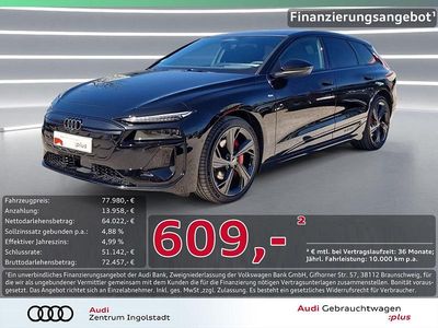 Schwarz Gebraucht 2025 Audi A6 e-tron S-Line Kombi | 75.980 € (Teuer)