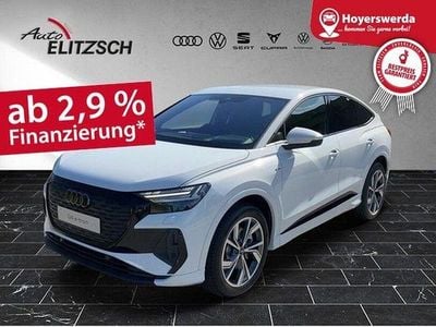 Gebraucht Audi Q4 Sportback e-tron S-Line 150 kW (204 PS) 2024 Weiß SUV