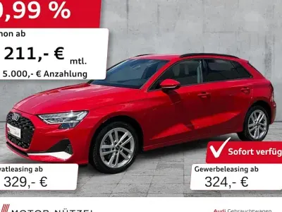 Gebraucht Audi A3 Advanced 204 PS (150 kW) 2025 Rot Limousine