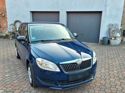 Gebraucht Skoda Fabia 60 PS (44 kW) 2012 Blau Kleinwagen