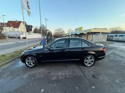 Brugt Mercedes C180 156 HK (114 kW) 2009 Sort Sedan