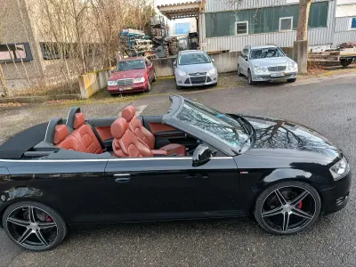 Gebraucht Audi A3 Cabriolet S-Line 160 PS (117 kW) 2009 Schwarz Cabrio