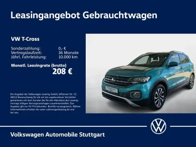Gebraucht VW T-Cross Active 110 PS (80 kW) 2021 Makenatürkis metallic SUV
