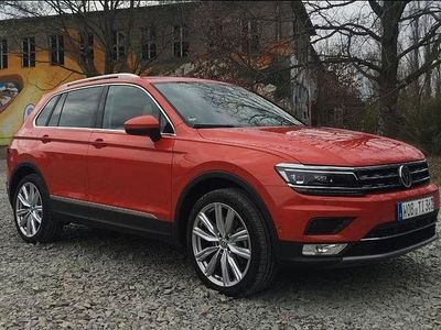 Orange Gebraucht 2017 VW Tiguan Highline SUV | 20.500 € (Fairer Preis)
