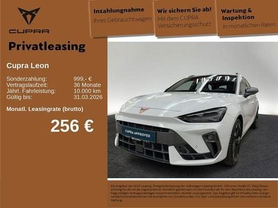 Gebraucht Cupra Leon 150 PS (110 kW) 2025 Glacial weiß metallic Kombi