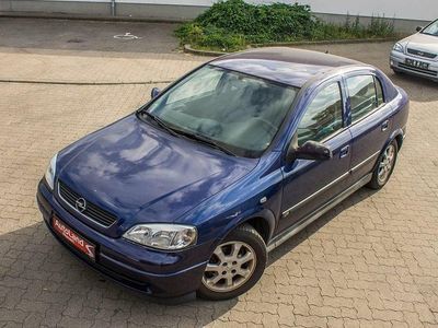 Gebraucht Opel Astra 60 PS (44 kW) 2003 Blau Limousine