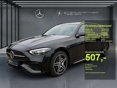 Gebraucht Mercedes C300e AMG 204 PS (150 kW) 2024 Metalliclack obsidianschwarz Kombi