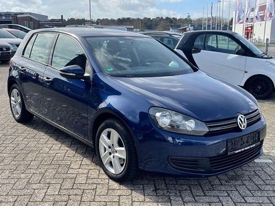 Gebraucht VW Golf VI Comfortline 80 PS (58 kW) 2009 Blau Kleinwagen