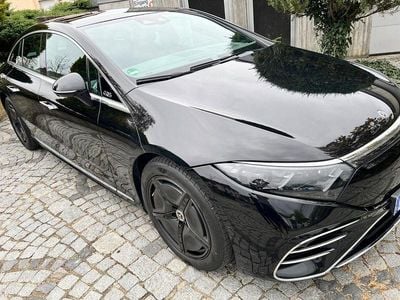 Usata Mercedes EQS450+ 244 kW (333 CV) 2021 Nero Berlina