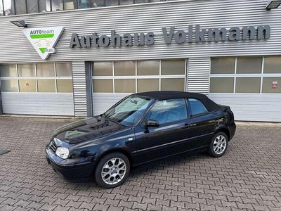 Gebraucht VW Golf Cabriolet Conceptline 116 PS (85 kW) 2002 Schwarz Cabrio