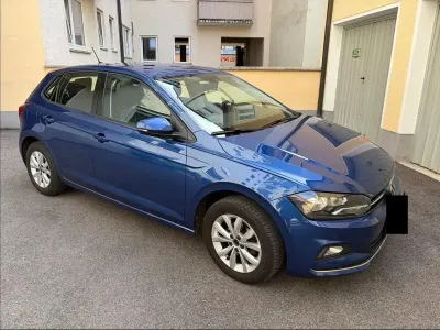 Gebraucht VW Polo Highline 95 PS (69 kW) 2021 Blau Kleinwagen