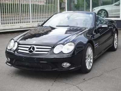 Gebraucht Mercedes SL500 AMG 387 PS (284 kW) 2008 Obsidianschwarz  metalliclack Cabrio