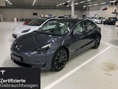 Silber Gebraucht 2021 Tesla Model 3 Performance Limousine | 33.000 € (Fairer Preis)