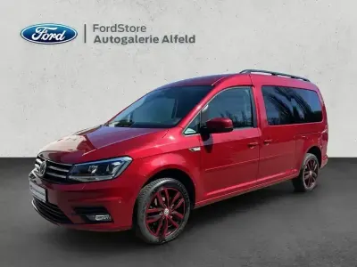 Gebraucht VW Caddy Comfortline 125 PS (91 kW) 2018 Rot Van / Kleinbus