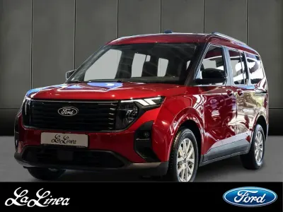 Neu Ford Tourneo Courier Titanium 125 PS (91 kW) 2026 Rot Van / Kleinbus