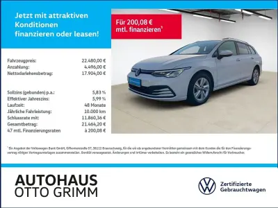 Gebraucht VW Golf VIII Life 150 PS (110 kW) 2022 Weiß Kombi