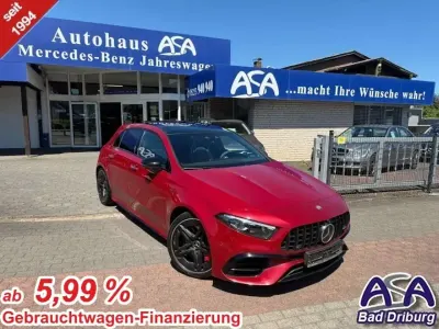 Używany Mercedes A45 AMG AMG 421 KM (309 kW) 2023 Czerwony Sedan/Limuzyna