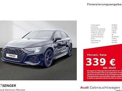 Gebraucht Audi RS3 Sport 400 PS (294 kW) 2023 Mythosschwarz Limousine