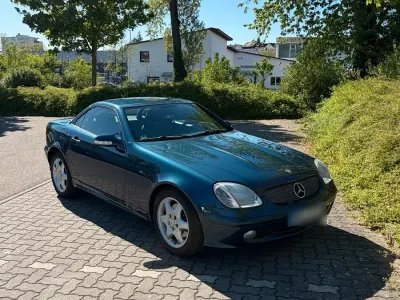 Gebraucht Mercedes SLK320 218 PS (160 kW) 2000 Grün Cabrio