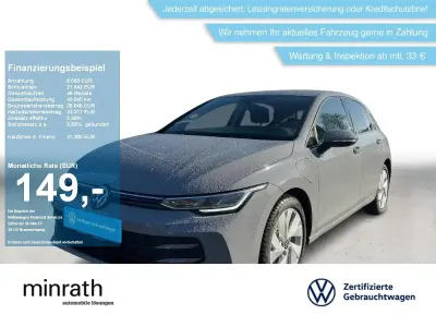 Usata VW Golf VIII Life 150 CV (110 kW) 2025 Grigio Berlina