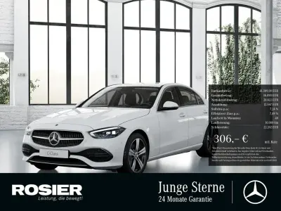 Gebraucht Mercedes C200 Advanced 204 PS (150 kW) 2025 Weiss / polarweiß Limousine