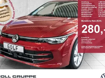 Nuova VW Golf VIII Style 150 CV (110 kW) 2026 Rosso Berlina