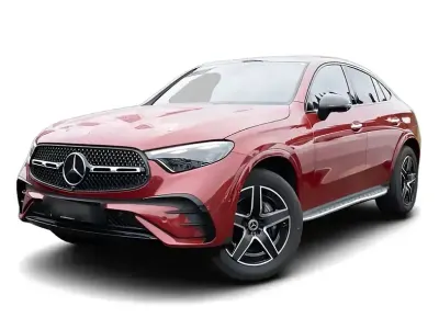 Używany Mercedes GLC400d AMG 2023 Czerwony Coupe