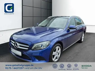 Brugt Mercedes C200 Avantgarde 184 HK (135 kW) 2019 Blå Stationcar