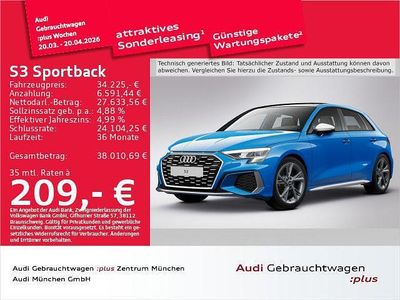 Gebraucht Audi S3 Design 310 PS (228 kW) 2023 Turboblau Limousine