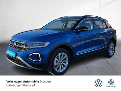 Gebraucht VW T-Roc Style 150 PS (110 kW) 2025 Ravennablau metallic/schwarz SUV