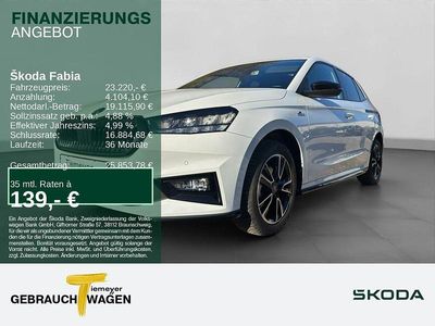 Usata Skoda Fabia Monte Carlo 116 CV (85 kW) 2025 Bianco Utilitaria
