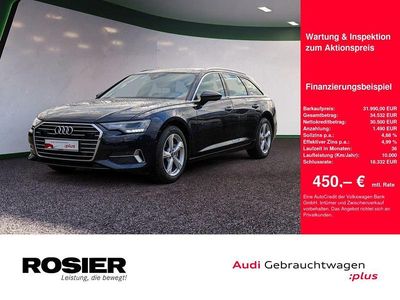 Blau / firmamentblau Gebraucht 2021 Audi A6 Sport Kombi | 31.990 € (Guter Preis)