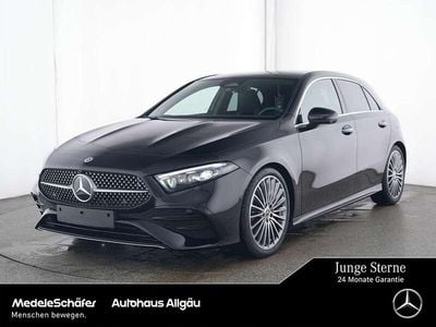 Gebraucht Mercedes A250 AMG Line Premium Plus 224 PS (164 kW) 2024 Lack kosmosschwarz Limousine