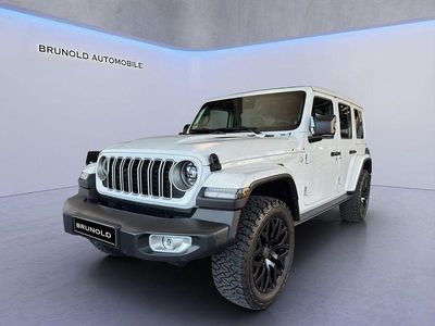 Second-hand Jeep Wrangler Sahara 272 CP (200 kW) 2025 Alb SUV