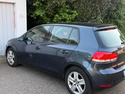 Gebraucht VW Golf VI 2008 Blau Kleinwagen