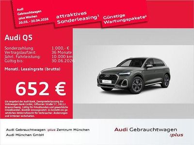 Gebraucht Audi Q5 Business 299 PS (219 kW) 2025 Chronosgrau metallic SUV