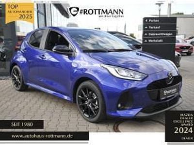 Neu Mazda 2 Homura-Line 116 PS (85 kW) 2025 Blau (glass blue metallic) Kleinwagen