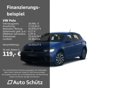 Gebraucht VW Polo Life 95 PS (69 kW) 2025 Blau Kleinwagen