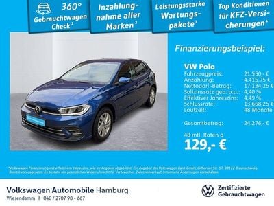 Gebraucht VW Polo Style 95 PS (69 kW) 2024 Reef blue metallic Limousine