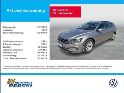 Gebraucht VW Passat Business 150 PS (110 kW) 2021 Silber Kombi
