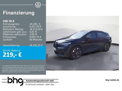 Gebraucht VW ID.4 Pure 125 kW (170 PS) 2023 Schwarz SUV