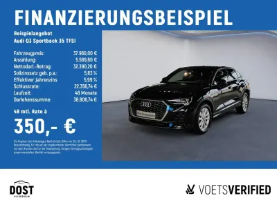 Gebraucht Audi Q3 Sportback Sport 150 PS (110 kW) 2025 Mythosschwarz metallic SUV