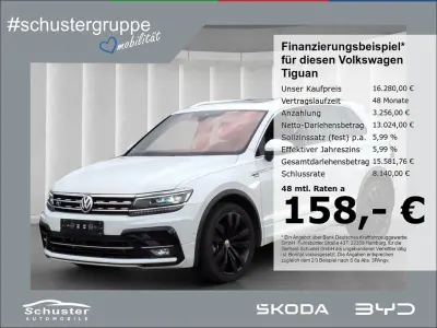 Gebraucht VW Tiguan R-line 239 PS (175 kW) 2018 Weiss SUV