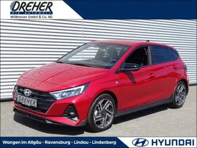 Neu Hyundai i20 N Line 101 PS (74 kW) 2025 Dragon red Kleinwagen
