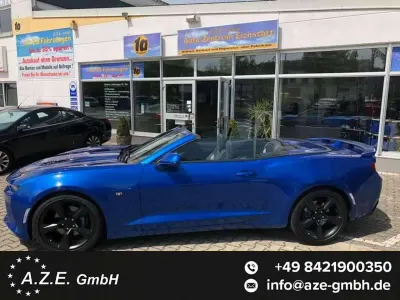 Gebraucht Chevrolet Camaro 453 PS (333 kW) 2019 Hyperblaumet. Cabrio