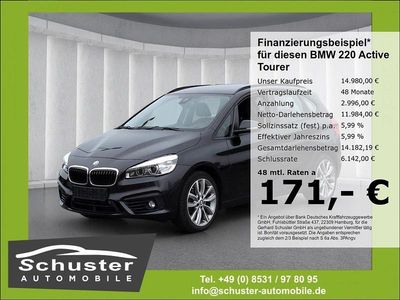 Second-hand BMW 220 Active Tourer Sport Line 190 CP (139 kW) 2014 Negru Monovolum