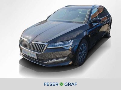 Gebraucht Skoda Superb Style 150 PS (110 kW) 2021 Schwarzmagic perleffekt Kombi