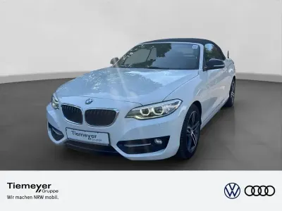Gebraucht BMW 218 Sport Line 136 PS (100 kW) 2016 Weiß Cabrio