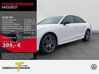 Gebraucht Audi A4 S-Line 204 PS (150 kW) 2023 Weiß Limousine