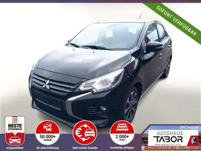 Gebraucht Mitsubishi Space Star Elegance 72 PS (52 kW) 2021 Magic schwarz perleffekt Kleinwagen